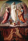 Anne-Francois-Louis Janmot L'assomption de la Vierge painting